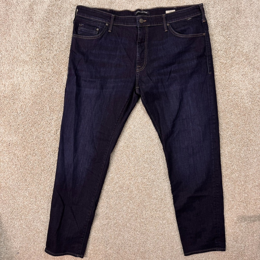 Mavi Jeans Mens 42 Jake Slim Leg Dark Wash Blue Denim Pants EUC